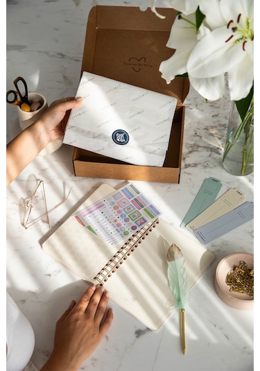 A5 Spiralli Süresiz Planlayıcı Ajanda - Pembe Pembe