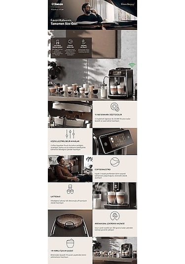 Saeco GranAroma Deluxe SM6685/00 Tam Otomatik Espresso Makinesi