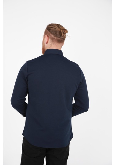 Brango 13222 Erkek Spor Gömlek Lacivert