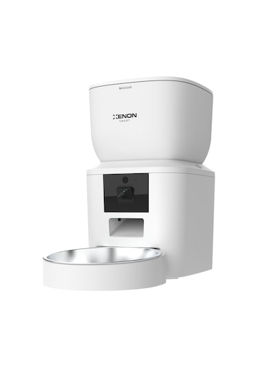 Xenon Smart Akıllı Otomatik Kameralı Kedi Tuvaleti Paslanmaz Çelik Kaseli 4lt Mama Kabı Led Işıklı Su Pınarı Ve Filtre 4'lü Pet Seti