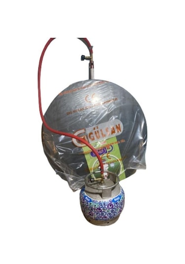 Tüplü Sac Ekmek Sacı Katmer Sacı 65 Cm Hortum Vana Setli