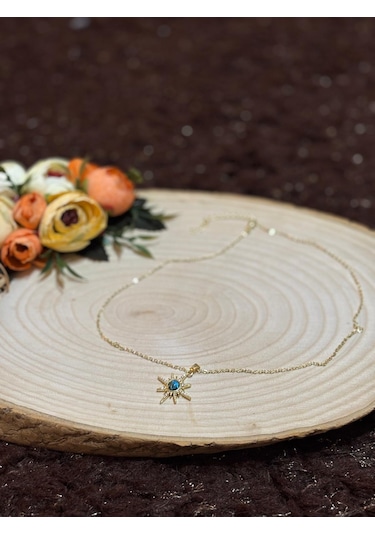 Kuzey Yıldızı Kolye Mavi