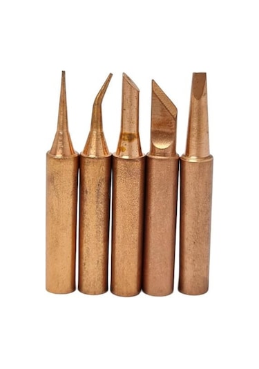 Tt-Technic 862D Uyumlu Bakır Havya Uç Set 5Adet