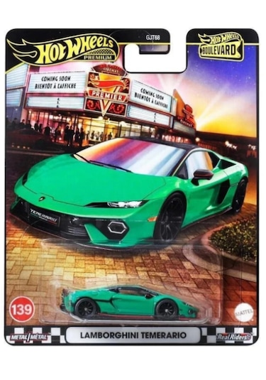 Hot Wheels Premium Boulevard 2025 Lamborghını Temerarıo Yeşil