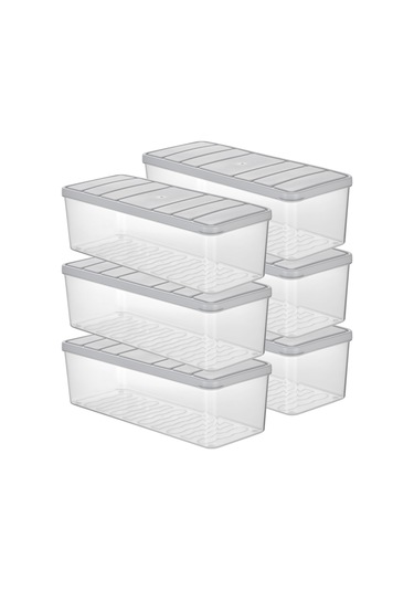 Selka Home Nora Saklama Kabı 2 L 6'lı Set