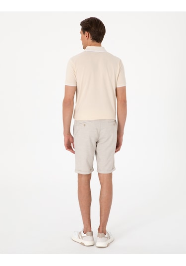 Pierre Cardin Erkek Bej Şort / Bermuda 50305677-vr011 Bej