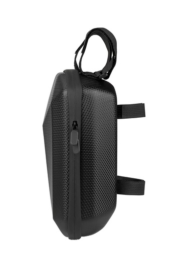 Moveevo Siyah 4l Eva Su Geçirmez Elektrikli Kaykay Çanta, Bisiklet Ön Cep, Hafif Pratik Depolama Çantası Siyah