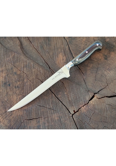 Hg Bıçak Hgpfl50 Fleto Bıçağı Balık Fleto Biftek Bıçağı Profesyonel Siyah