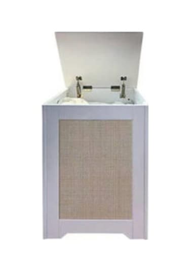 Panalı Pnl-bm5535 Rattan Çamaşır Sepeti Demonte Ahşap