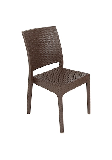 Mandella Elit Rattan Sandalye Kahverengi