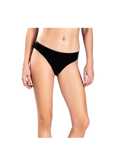 Kadın Siyah 6'Lı Pamuklu Likralı Külot 655