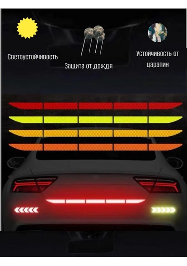 Anruspack Yansıtıcı Araç Çıkartmaları 240577316