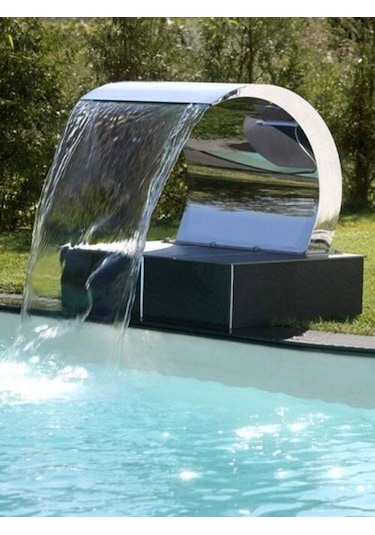 DEV PASLANMAZ 500x1000 mm Lüks Model Havuz Şelale AISI 304 Kalite