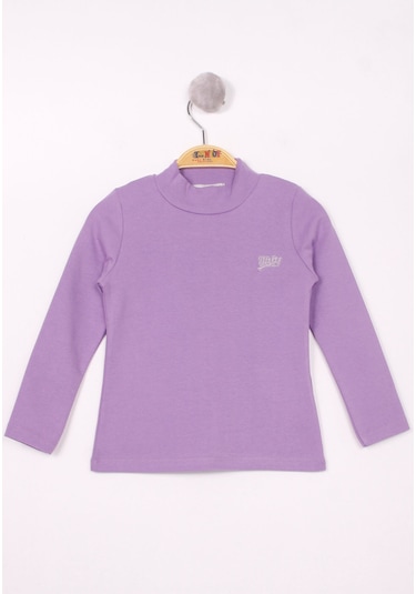 Toontoy Kız Çocuk Tnty Nakışlı Sweatshirt Lila