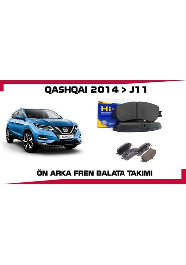 Qashqai Ön Arka Balata Takımı Hi-q Sangsın Korea 2014 Sonrası