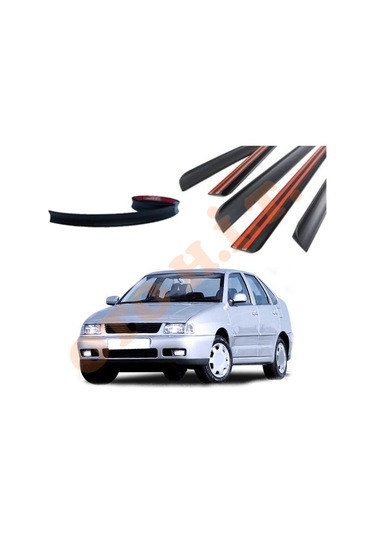 Volkswagen Polo Klasik Uyumlu Bagaj Üstü Spoiler Mat Siyah