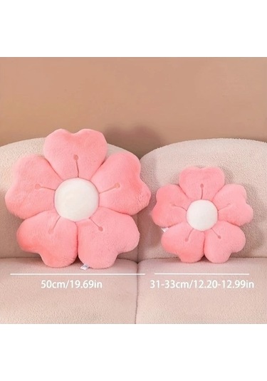 Fastbuy Elmpaly Sarı Papatya Yastık - Dekoratif Pike Yastık, Yatak & Koltuk Aksesuarı Sarı