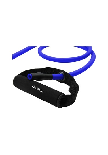 Delta 120 Cm Tutacaklı Hafif Sert 7 10 Mm Pilates Direnç Lastiği Mavi