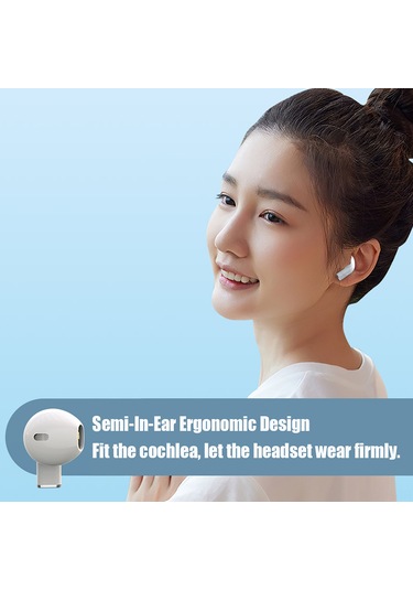 Jeemson C5 True Wireless Kulaklıklar - Bt5.1, Dokunmatik Kontrol, Akıllı Gürültü Azaltma, Type-c Şarj, 4.5 Saat Müzik Süresi