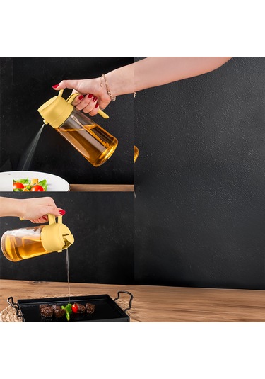 Porsima Alk-3157 2 Li Çok Amaçlı Cam Sprey Şişe Yağlık Yağdanlık