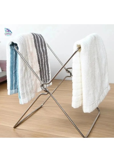 Xiyyadms Paslanmaz Çelik Mutfak Çöp Poşeti Tutucu, Konforlu Tahta Üstü Montajlı, Dayanıklı Ve Rust-önleyici, Gümüş Rengi, 1 Adet