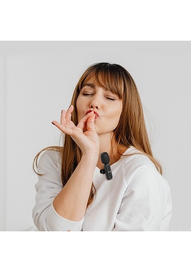 Novahub Profesyonel Kablosuz Lavalier Mikrofon - 2.4ghz, Dsp Gürültü Azaltma, 20m İletim, Telefon/bilgisayar İçin