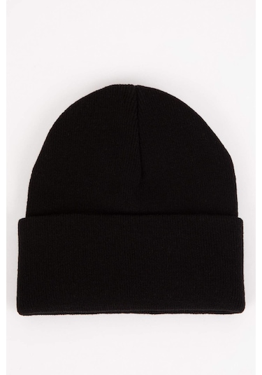 Defacto Kadın Triko Basic Kışlık Bere R7545AZ24WNBK27 Siyah