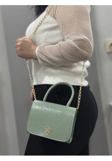 Biçomi Mint Cilt Krash Çanta Mint