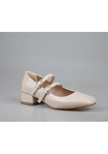 Feles 106-520 Ten Rugan Kadın Topuklu Ayakkabı Ten Rugan