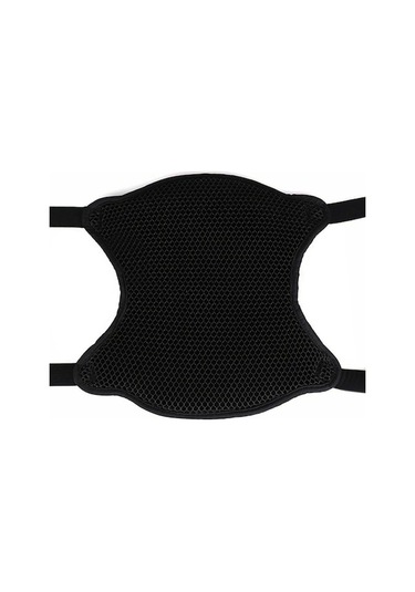 Motosiklet Koltuk Kılıfı 3d Ağızlı Isı Yalıtımı Güneşten Koruma Universal Siyah Tek Katman