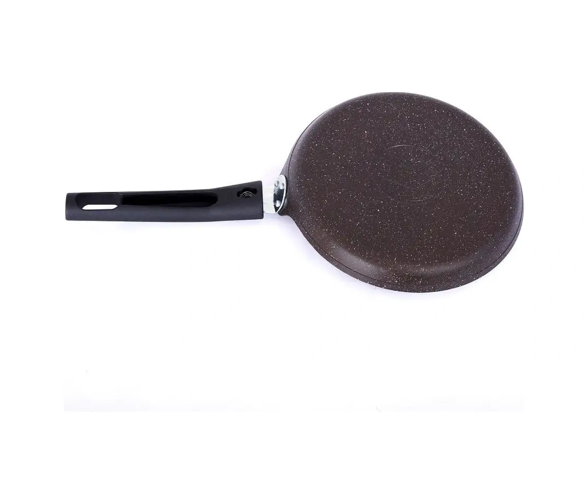 Kukmara 22 Cm Çıkarılabilir Saplı Yapışmaz Krep Tavası 13741814 Kahve