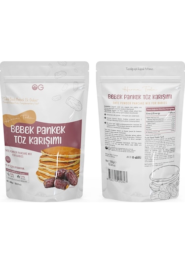 Bebek Pankek Toz Karışımı Seti +8 Ay