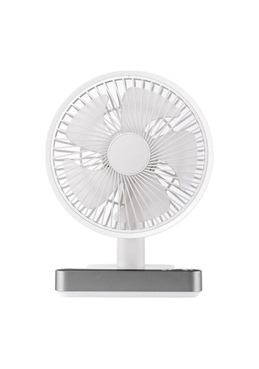Dijital Ekranlı Ultra Sessiz Sallanır Başlıklı Mini Masaüstü Fan - Usb Şarjlı Taşınabilir Klima Destekli Yaz Soğutucu - Diğer