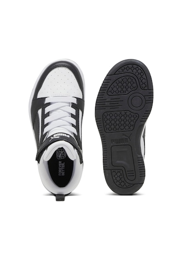 Puma Rebound V6 Mıd Çocuk Ayakkabı 393832 01 Beyaz