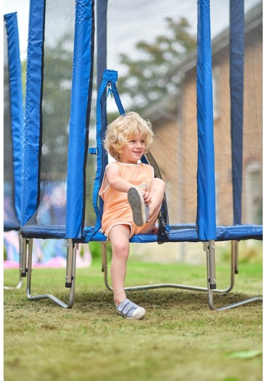 Plum File Korumalı Trambolin - 4 Ft - Mavi Çok Renkli