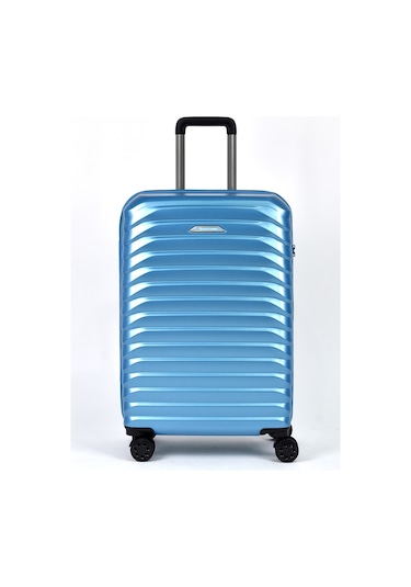 Elatae Francesco Ferellino Orta Boy Pc Kırılmaz Valiz Mavi 10724to Mavi