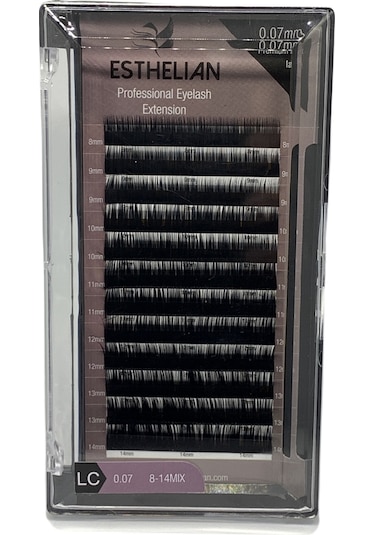Esthelian İpek Kirpik LC Kıvrım 0.07 MM Mix Boy