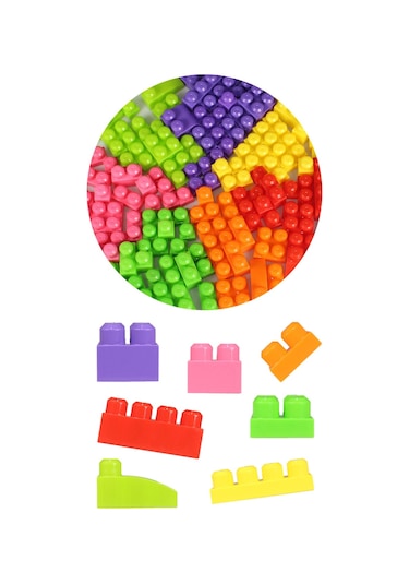 Play Blox Yapı Oyuncakları 56 Parça Çantalı Parlak Renkler Mega Blok Seti 2892