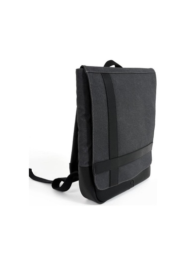 Kadın Sırt Çantası 35 22 Cm Kanvas Kumaş Laptop Bölmeli Business Sırt Çantası Okul Çantası Mega Bag Siyah