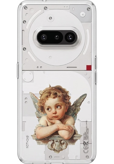 Nothing Phone 3a Uyumlu Cupid's Dream Eros Un Rüyası Baskılı Silikon Kılıf Renkli