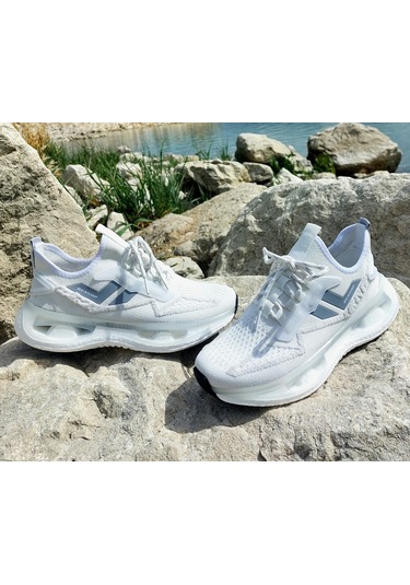 Dunlop 2357 Beyaz Air Yumuşak Taban Erkek Spor Ayakkabı AYKSAYAK-000518