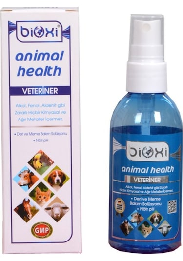 Bioxi Animal Health Hayvan Yara Bakım ve Temizleme Solüsyonu 150 ML