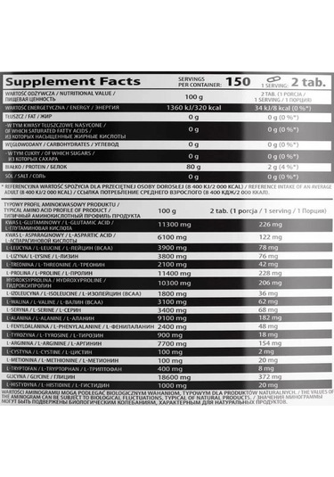 Ostrovit Beef Amino 2000 - 300 Tabs