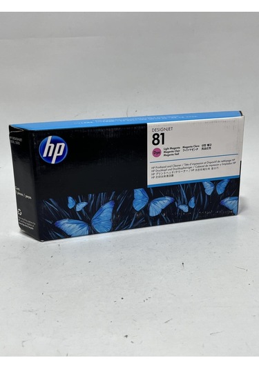 Hp 81-c4955a Light Magenta Baskı Kafası Ve Kafa Temizleyici 2016 Tarhili