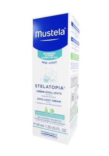 Mustela Stelatopia Emollient Face Cream Bebek Yüz Kremi 40 ML