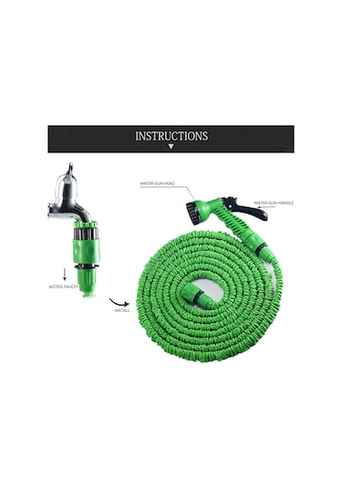 Sones Dayanıklı Esnek Çift Katmanlı Su Borusu Su Hortumu, Uzunluk: 7,5 M-22,5 M Ab Standardı Mavi