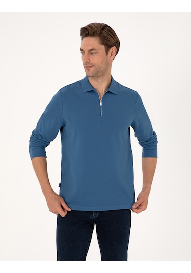 Pierre Cardin Erkek Açık Lacivert Sweatshirt 50314046-vr059 Açık Lacivert