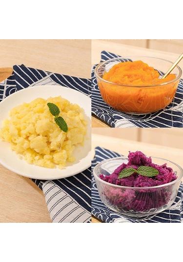 Paslanmaz Çelik Patates Ezicileri, Pürüzsüz Patates Püresi İçin İdeal, Isıya Dayanıklı Özelliklere Sahip Manuel Mutfak Aleti, Çeşitli Sebzeler İçin Mükemmel