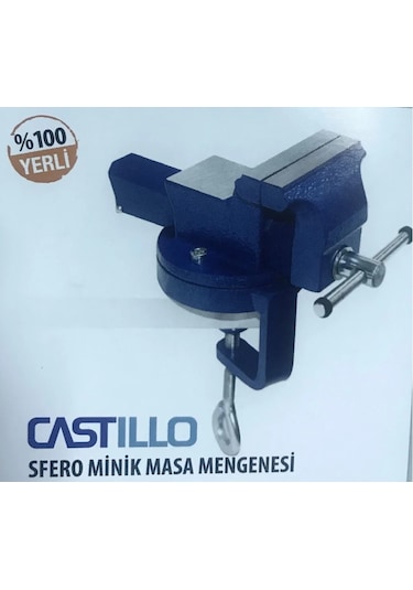Kanca Castıllo Sfero Minik Masa Mengene 75 MM