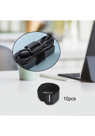 Homyl 10x Yeniden Kullanılabilir Kablo Bağları Tel 2cmx30cm